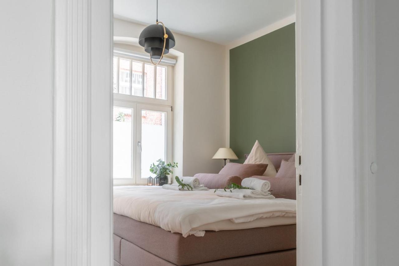 Burghofdrei Hygge & Zentral P-Platz Streaming Appartement Flensburg Buitenkant foto