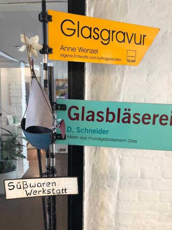 Burghofdrei Hygge & Zentral P-Platz Streaming Appartement Flensburg Buitenkant foto