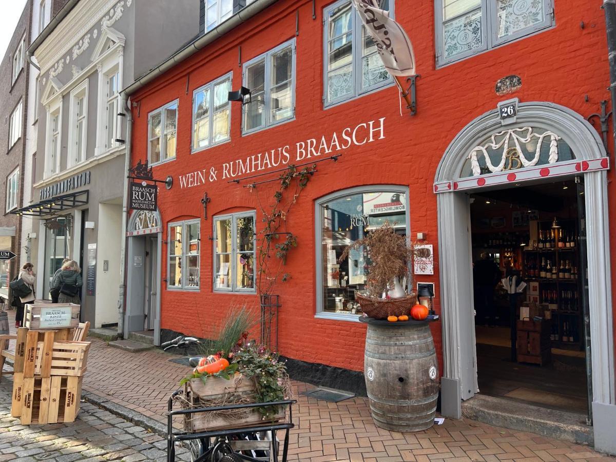 Burghofdrei Hygge & Zentral P-Platz Streaming Appartement Flensburg Buitenkant foto